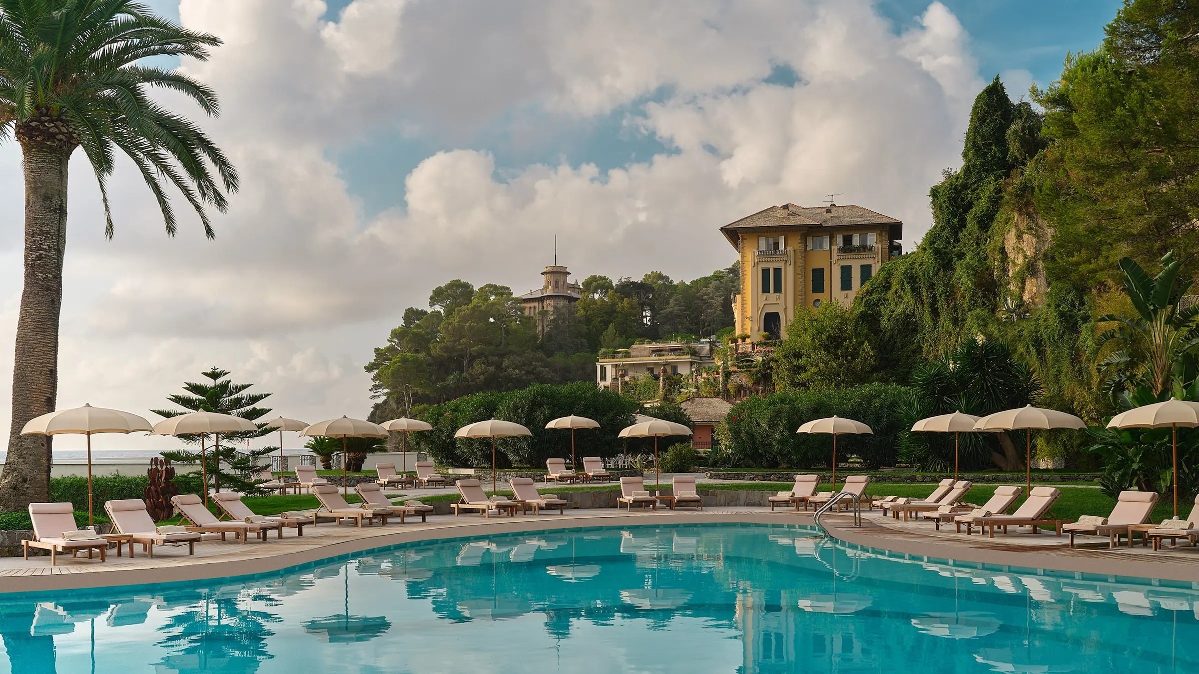 Grand Hotel Miramare pool and gardens