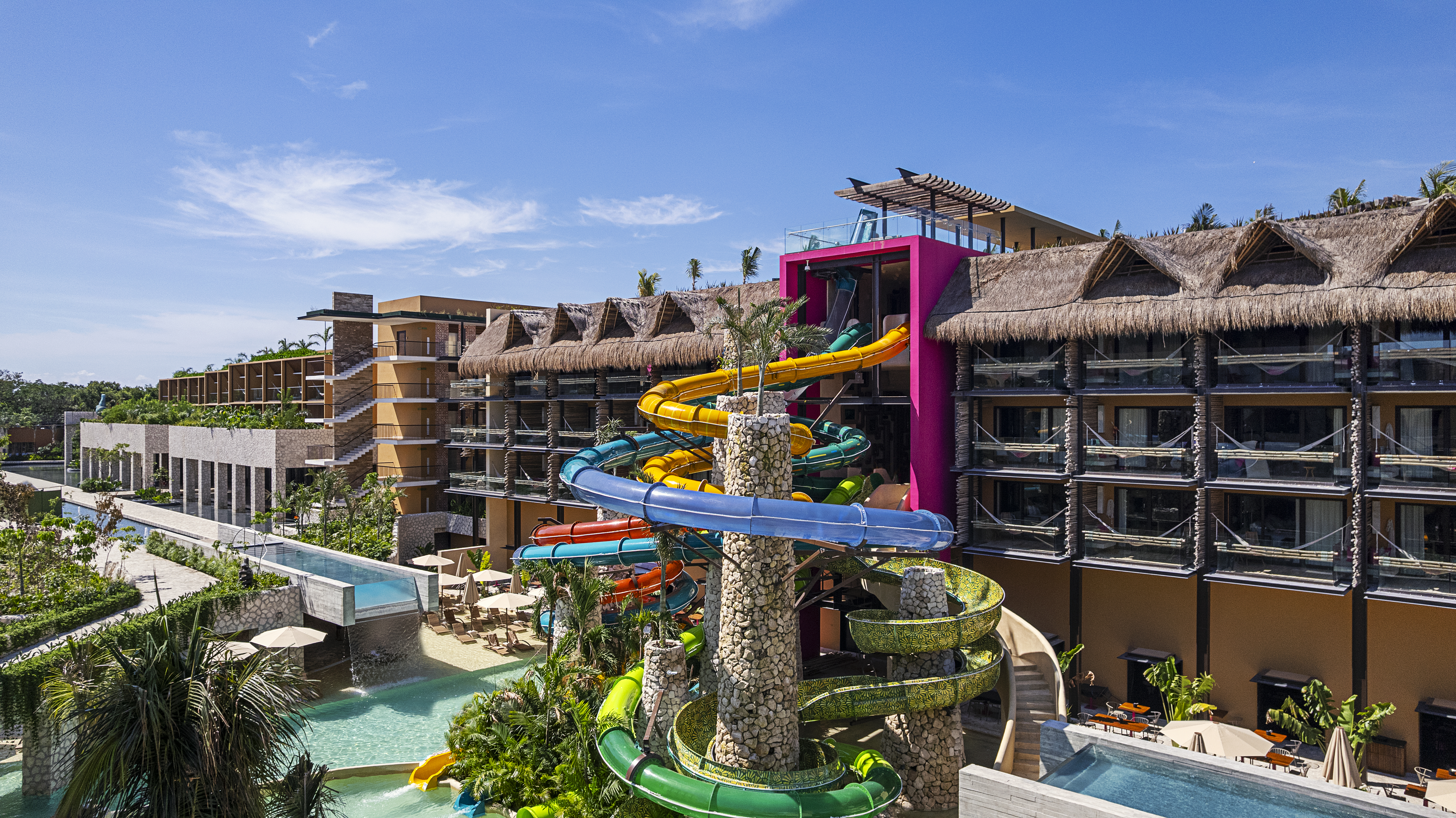 Casa Vida architecture at Hotel Xcaret México